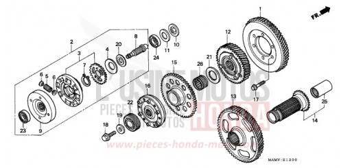PRIMAIRE A ENGRENAGE GL1500SEY de 2000
